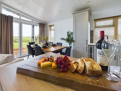 Breakfast bar with a view